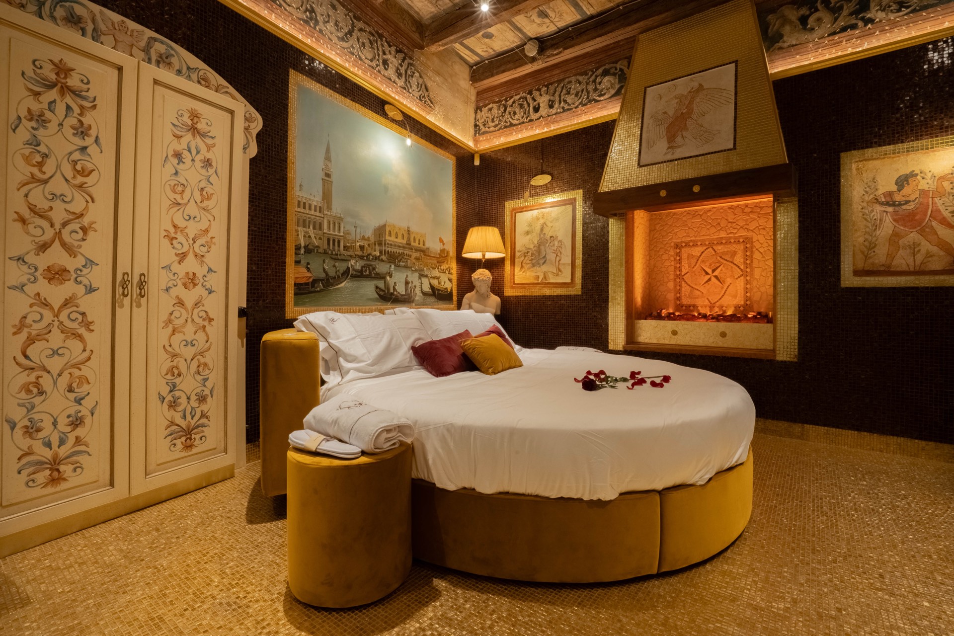 Camera con letto rotondo de Il Segreto del Doge